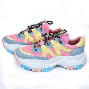 Queen Rainbow - Pastel Platform Sneakers
