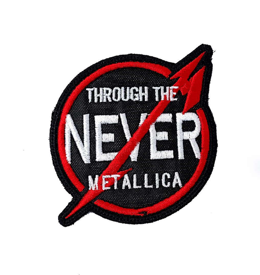 Metallica Red Logo Embroidered Patch