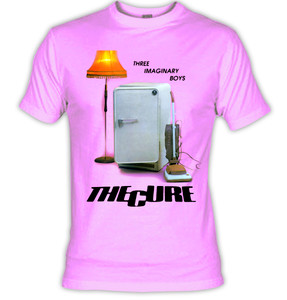 The Cure - Three Imaginary Friends Pink T-Shirt