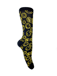 Nirvana - Smiley Collage Socks