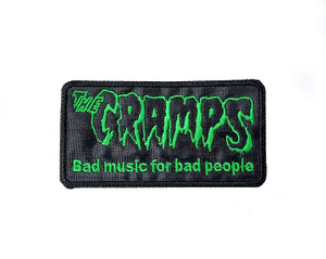 The Cramps - Bad Music for Bad People 4x2" Embroidered Patch