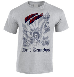 Dead Kennedys Bedtime for Democracy Heather Grey T-Shirt