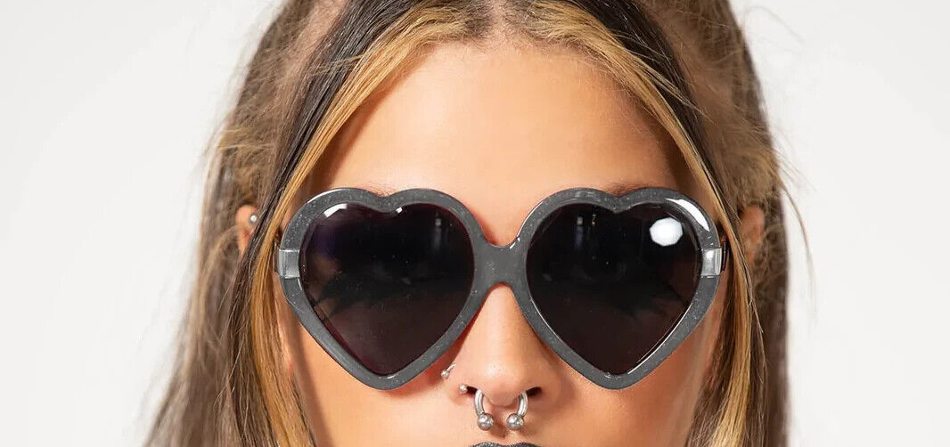 Disco Enfer Black Sunglasses - Nuclear Waste display picture 2
