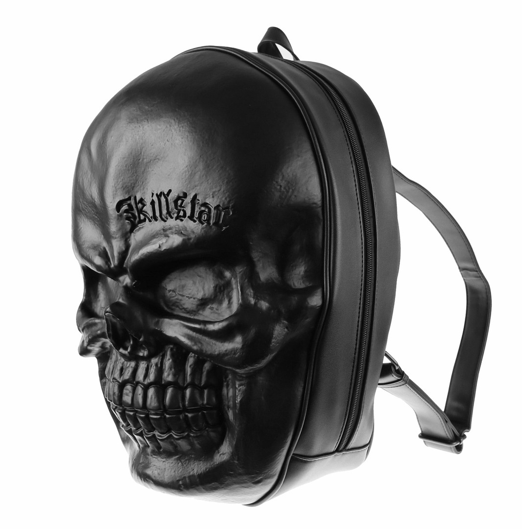 Nicky Skull Studded Leather Backpack | Bag You