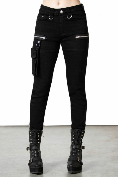 Dominance Denim Skinny Jeans w/ Pouch