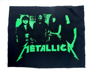Metallica Neon Green Backpatch Test