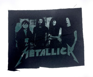 Metallica Dark Green Test Backpatch
