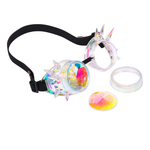 Opal Clear Spiked Goggles 