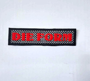 Die Form 5" Embroidered Patch