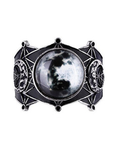 Moon Geometric Silver Bracelet