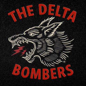 The Delta Bombers Wolf 4x4" Color Patch