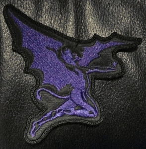 Black Sabbath Demon 4x4" Embroidered Patch - Purple