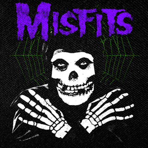 Misfits - Crimson Ghost Spiderweb  4x4" Color Patch