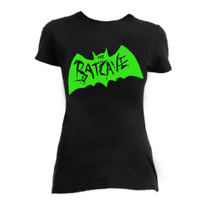 Batcave - Green Logo Girls T-Shirt *LAST IN STOCK*