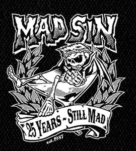 Mad Sin Logo 5x6" Printed Patch