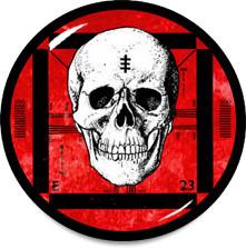 Psychic TV - Red 2.25" Pin