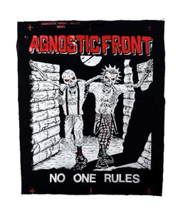 Agnostic Front - No One Rules Test Print Backpatch