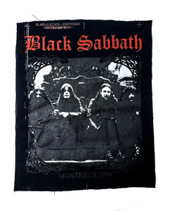 Black Sabbath - Montreaux Test Print Backpatch