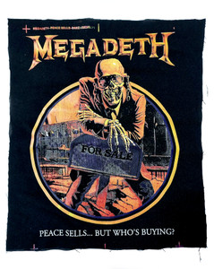 Megadeth - Peace Sells... But Who's Buying? Test Print Backpatch