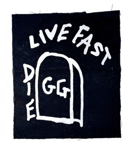 G.G. Allin - Live Fast, Die GG Test Print Backpatch