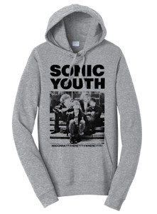 Sonic Youth - Madonna Heather Grey Hooded Sweatshirt