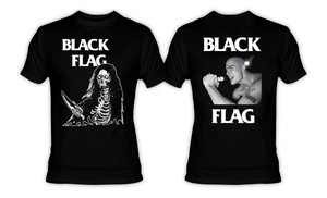 Black Flag - Skeleton T-Shirt