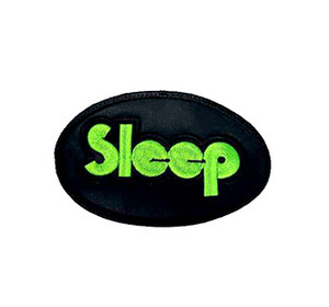 Sleep - Logo 4.5x3" Embroidered Patch