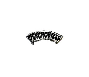 Psychobilly Arch 2" Metal Badge Pin