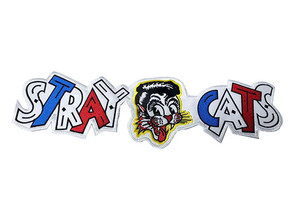 Stray Cats - Logo 12x4" Embroidered Backpatch