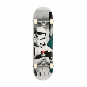 ELEMENT スケボー板 8.0 PUBLIC ENEMY Element - Public Enemy Stencil 8 Skateboard Deck - Nuclear Waste