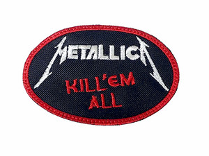 Kill 'Em All 3x2" Embroidered Patch