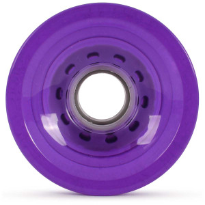 SoCal Skateshop 70mm 78a SoCal Blank Longboard Wheels - Clear Purple