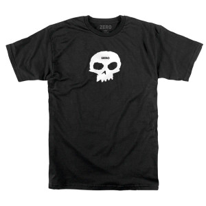 Zero Skateboards Single Skull' Short Sleeve T-Shirt
