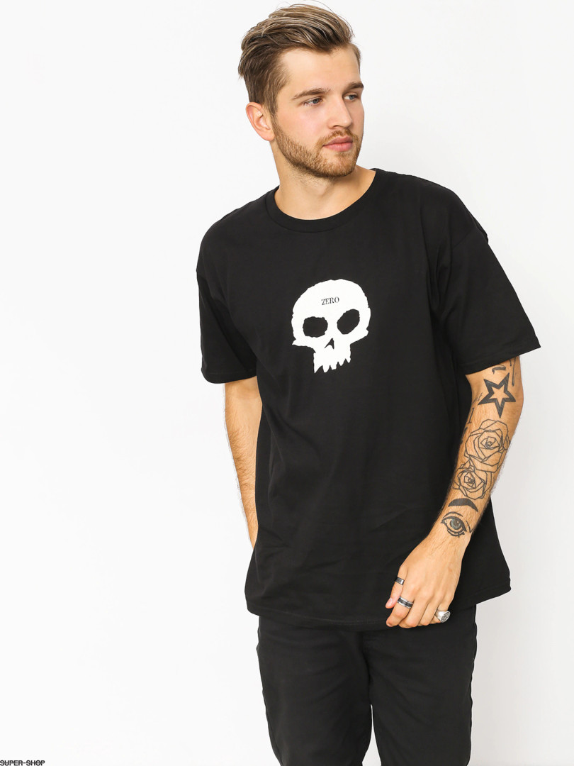 Zero Skateboards Single Skull' Short Sleeve T-Shirt