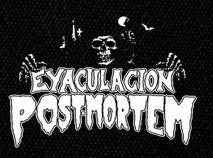 Eyaculacion Post Mortem Logo 4.5x3" Printed Patch