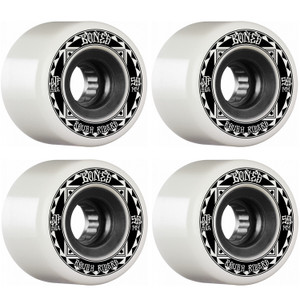 Bones Skateboard Wheels Rough Rider ATF Runners 59mm 80a White