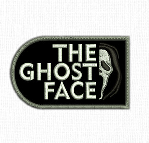 Scream - GhostFace 4x2.5" Embroidered Patch