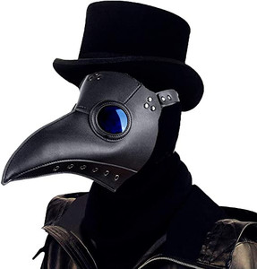 Black Plague Doctor Bird Mask