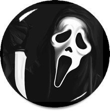 Scream - Ghostface 1.5" Pin