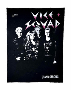Vice Squad - Stand Strong B&W Test Print Backpatch