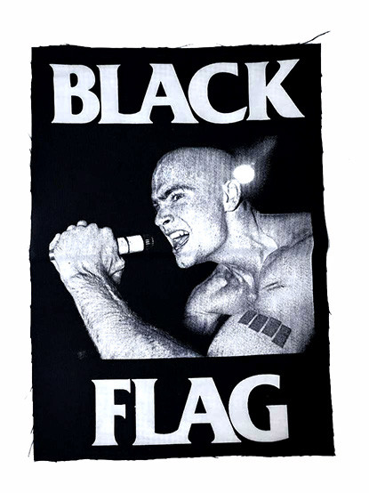 Black Flag - Henry Rollins Test Print Backpatch - Nuclear Waste