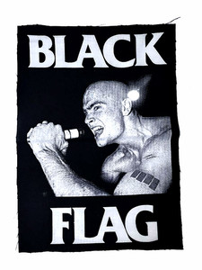 Black Flag - Henry Rollins Test Print Backpatch