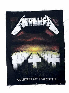 Metallica - Master of Puppets Test Print Backpatch