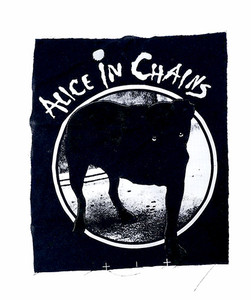 Alice in Chains B&W Test Print Backpatch