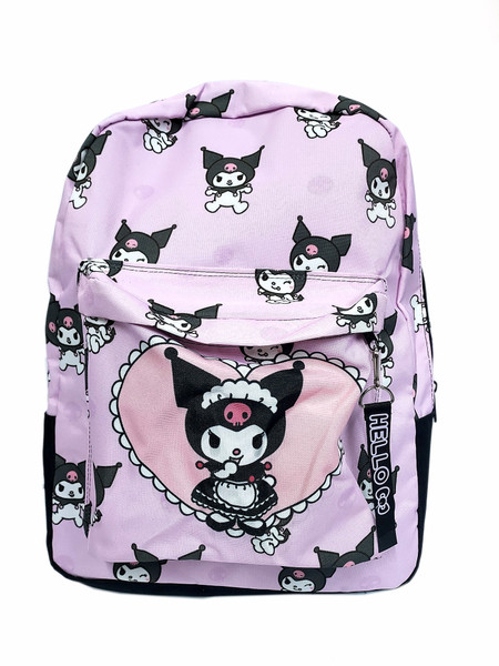 Maid Kuromi Pink Backpack w/ Front Pouch