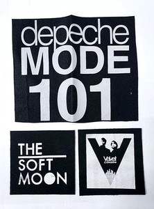 3 Piece Patch Lot - Depeche Mode, The Soft Moon and Velvet Condom
