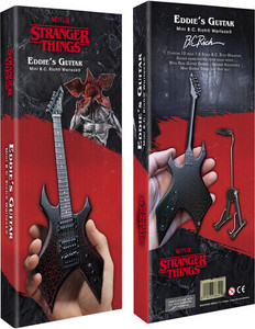 Netflix Stranger Things Eddie's Guitar BC Rich NJ Warlock Mini Guitar Replica