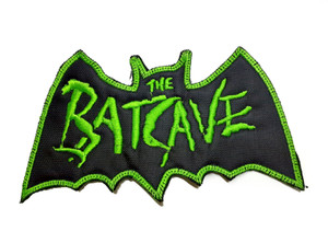 Batcave Green Logo 4x3" Embroidered Patch