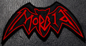Morbid - Red Logo 4 x 2.5"  Embroidered Patch