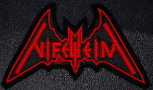 Nifelheim Red Logo 4x3" Embroidered Patch